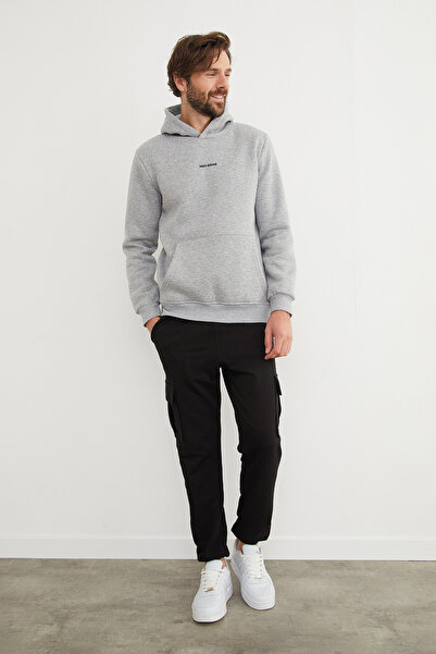 Fulla Moda 3 нитки Keep Going з принтом на капюшоні Oversize Sweatshirt