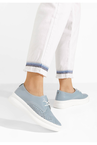 B T Shoes Παπούτσια Casual Seirra Γαλάζιο