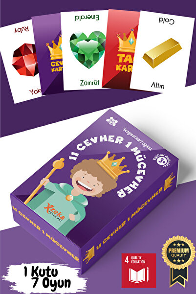 tsugame 11 Minerals 1 Gemstone |   4-8 Years Old Educational Card Game |   Attention and Intelligence Developing Preschool Family Game