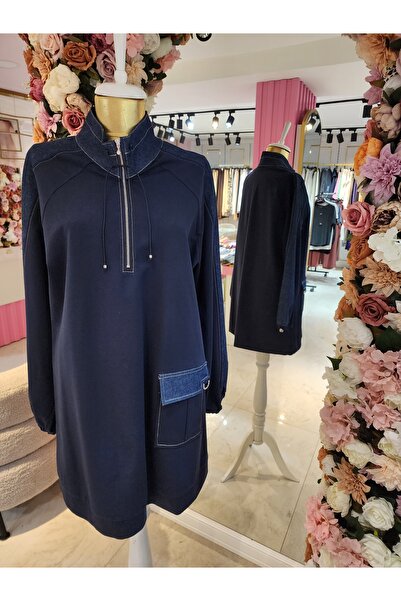 Kayra Sweatshirt Dark Navy Blue Women