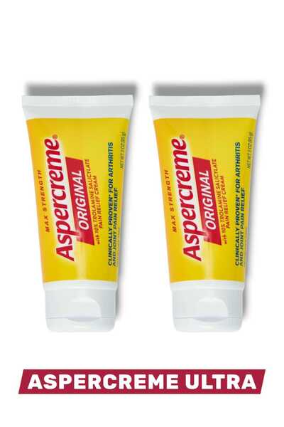 CİTY ZONE Aspercreme Ultra Eklem, Kas, İskelet Diz ve Vücut Ağrıları İçin Bitkisel Krem 50 ML X 2 Adet