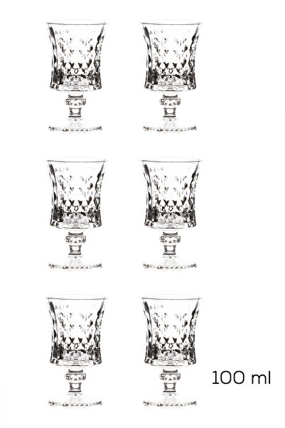 Porsima Yasemin 6lı Kahve Yanı Cam Bardak Takımı