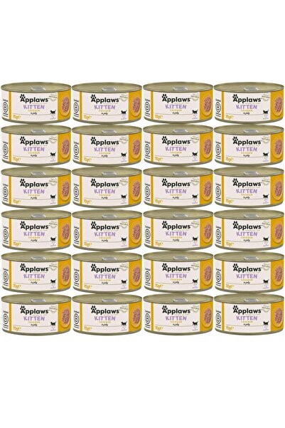 Applaws طعام رطب للقطط الصغيرة – شرائح دجاج بالجيلي (24 × 70 جم)