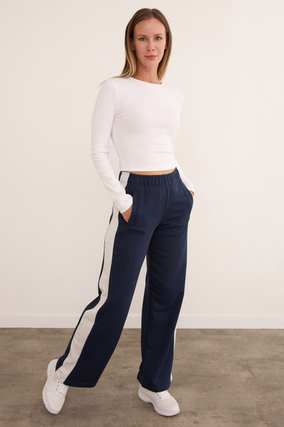 Fulla Moda Шорти Palazzo з боковими смужками