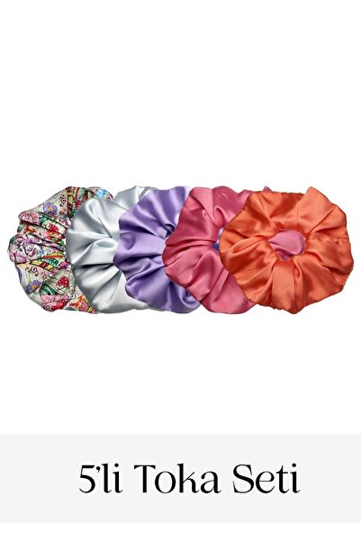 Feu De Elu Chou Set 1 Set de 5 catarame din satin