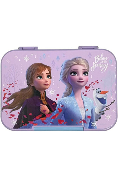 TINY WHEEL Disney Elsa & Anna Single Button Lock Tritan Lunch Box for Kids
