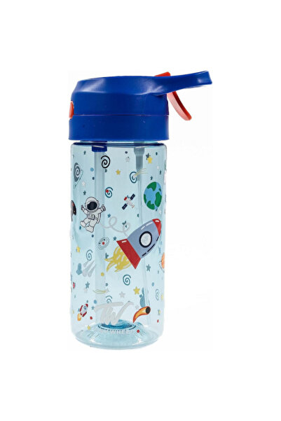 TINY WHEEL Space Spray Printed Tritan Water Bottle for Kids 420ml