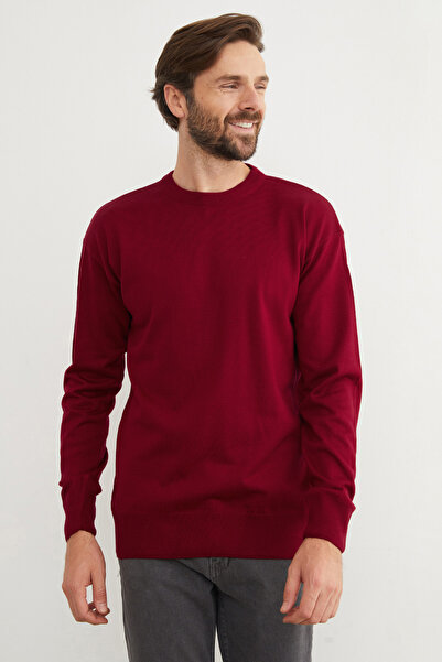 Fulla Moda Basic Crew Neck Knitwear Sweater