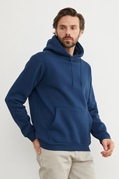 Fulla Moda 3 İplik Kanguru Cepli Sweatshirt