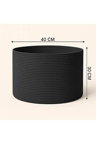 MaVaux Аматерасу Мотузковий кошик – 40x30 см – Декоративний та багатофункціон...