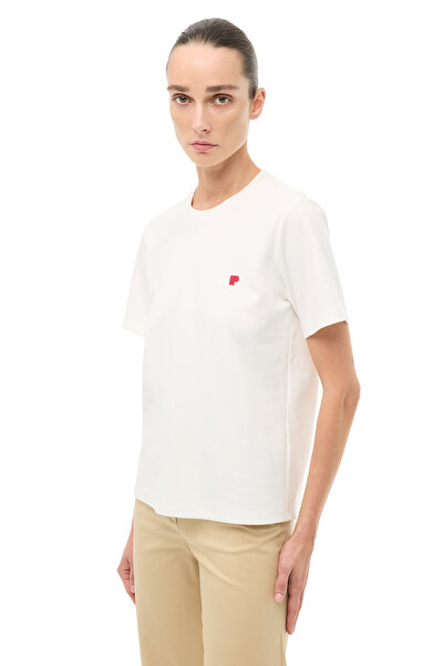 Perspective 100% Cotton Ecru T-Shirt