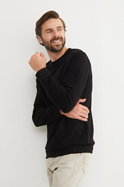 Fulla Moda Φούτερ με λαιμόκοψη με κέντημα με γράμμα M