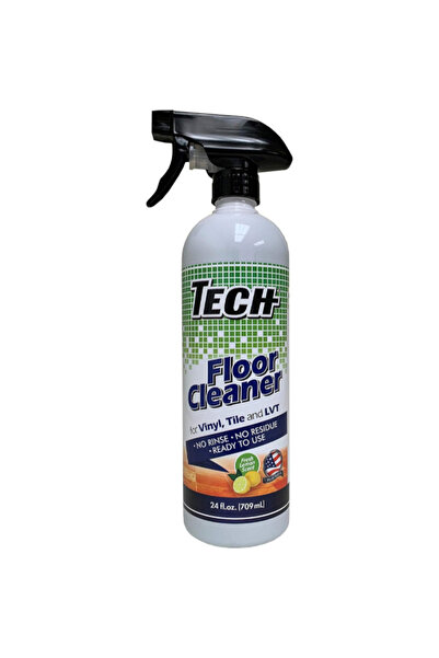 Tech بخاخ منظف بلاط الأرضيات والفينيل والأرضيات برائحة الليمون المنعش، 709 مل