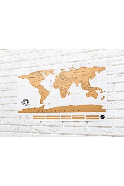 Gadget Master Scratchable World Map