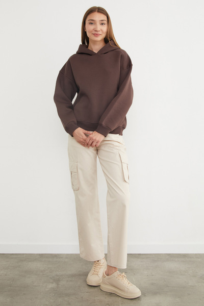 Fulla Moda 3 Thread Hooded Sweatshirt