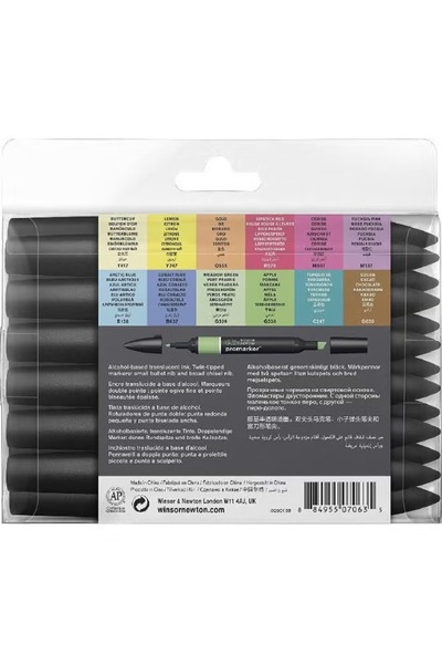 Winsor and Newton ProMarker Set 2 (13 Colors) Graphic Art Marker