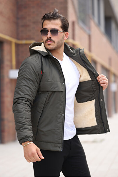 BOYS MANS Men's Jacket Winter Coat Premium Coat Removable Hood