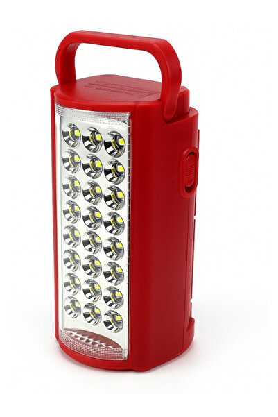 TAREZ 24 LED 80 Saat Şarjlı Kamp Lambası – Telefon Şarjlı, Elektrik Kesilince Otomatik Yanan Işıldak