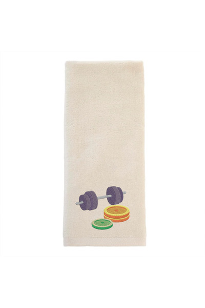 Ursa Dumbbell (Dumbell) Designed Embroidered Sports Towel 50X90
