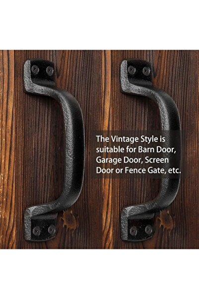 OEM Antique Door Handle Livfodrm - Black Cast Iron