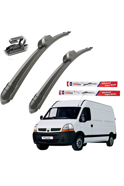TEAMCAR Wipers RENAULT Master II (19982010) Flat Front set