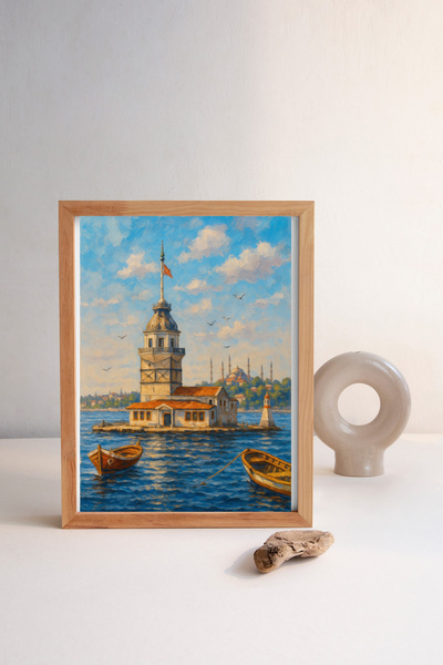 Neverland 2 ADET 1000 PARÇA PUZZLE - ESKİ İSTANBUL SOKAĞI VE KIZ KULESİ SAKİNLİĞİ