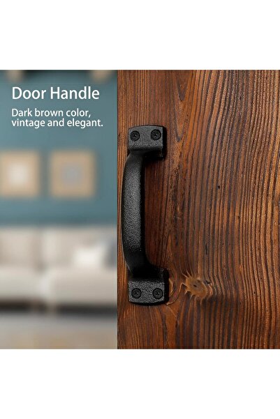 OEM Antique Door Handle Livfodrm - Black Cast Iron