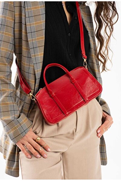 grand coco Women's Quality Red Hand and Shoulder Bag