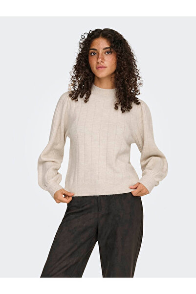 ONLY Onlfirenze Knitted White Women's Sweater 15343012