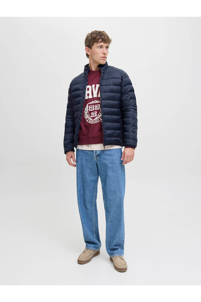 Jack & Jones Puffer Lacivert Erkek Mont 12280971