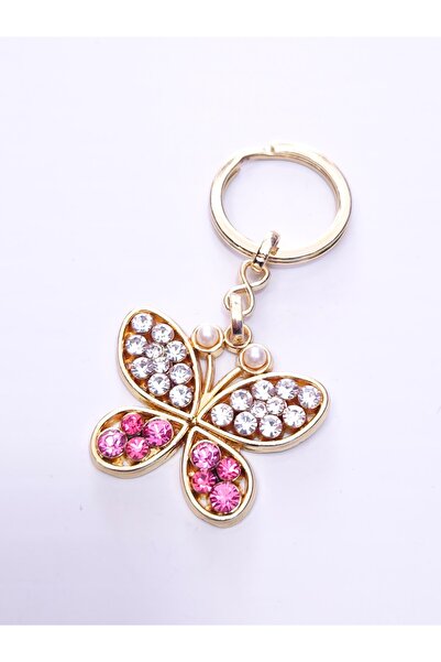 ÜNSA Anahtar Αξεσουάρ τσάντας μπρελόκ Αξεσουάρ μπρελόκ πεταλούδας με κοραλλιο...