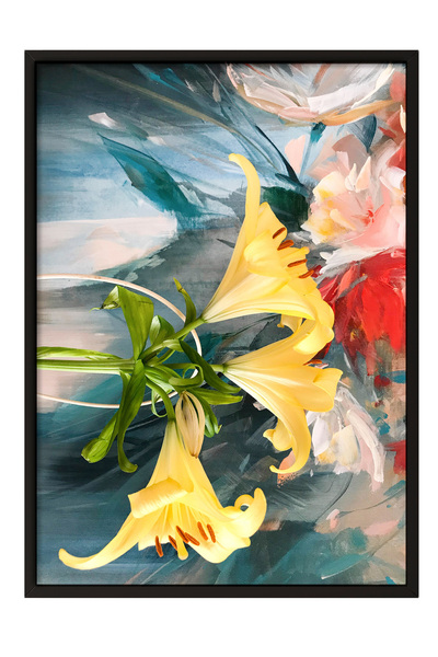 Zestia Tablou înrămat negru, Dansul Naturii, Poster decorativ pentru hol Nr.:...