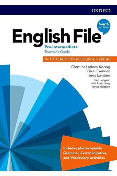 Oxford Yayınları English File Pre-Intermediate Teacher's Guide with Teacher's...
