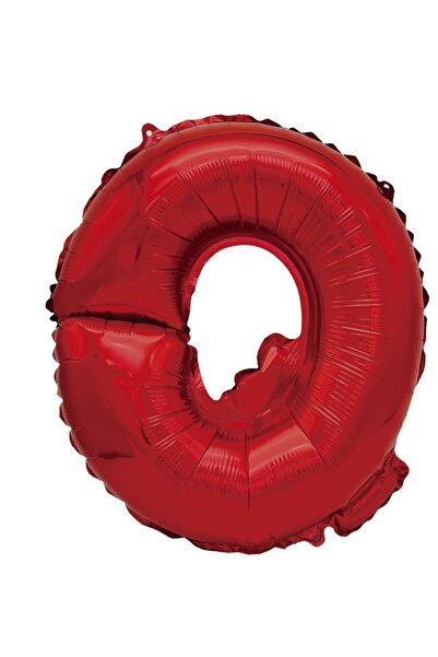 SDX Market Balon folie metalică, Mirific Party, litera Q, 40 cm, Roșu