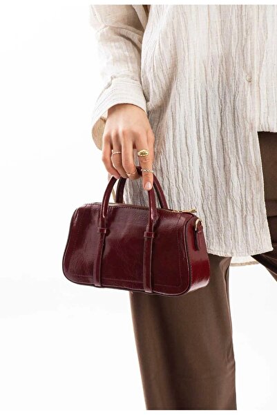 grand coco Women's Quality Burgundy Hand and Shoulder Bag