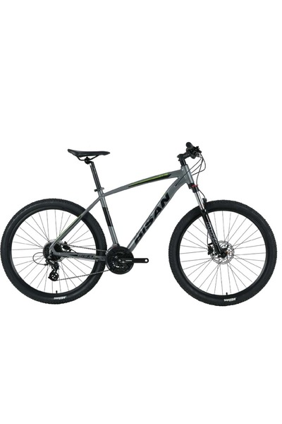 Bisan Mtx 7300 29 Jant K:43 Hd Metalik Gri Yeşil Dağ Bisikleti