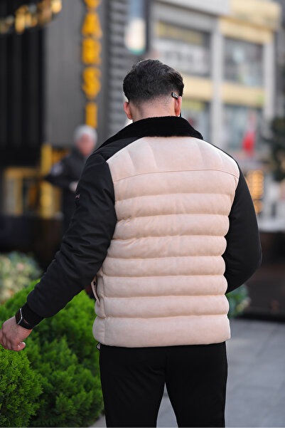 KOCCI Новий сезон: чоловічий пальто з деталями з замші та шкіри, що не пропускає холод