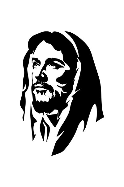 OEM Decor perete Iisus HH774 din lemn - 24 L x 35 H (cm)