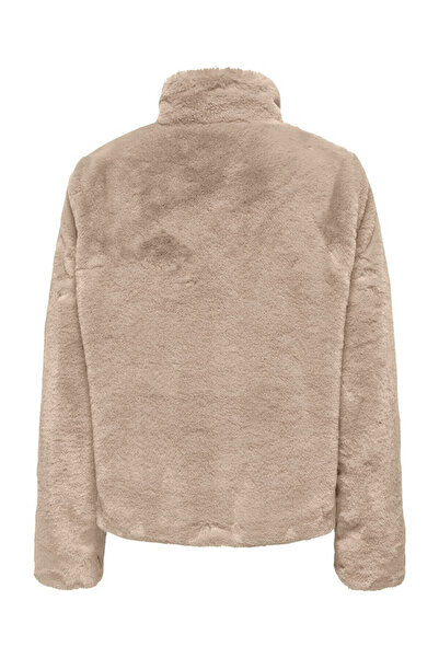 ONLY Onlnewvida Life Faux Fur Bej Kadın Mont 15295423