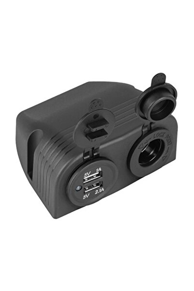 Peiying Încărcător auto dual USB cu priză pentru brichetă, 3100mA, CE/ROHS