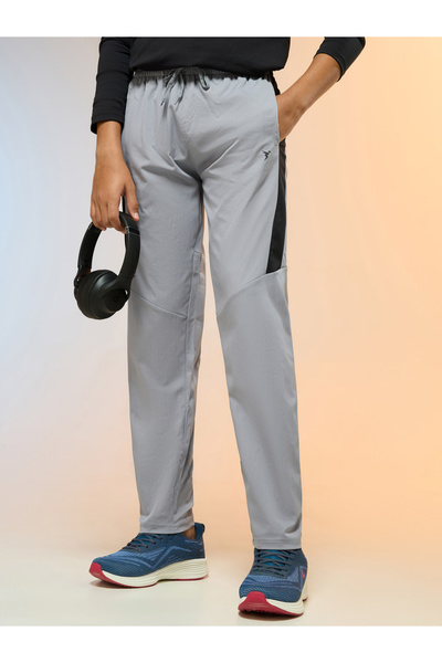 Technosport By Styli Solid 2-Way Stretch Trackpants