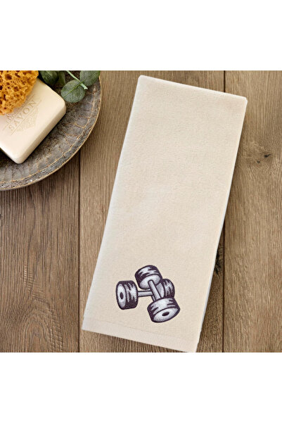 Ursa Dumbbell (Dumbell) Embroidered Design Sports Towel Small Size 30X50