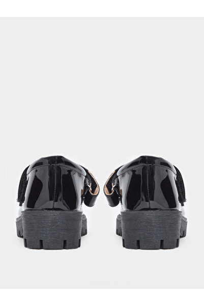 Styli Girls Black Patent Mary Jane Platform Shoes