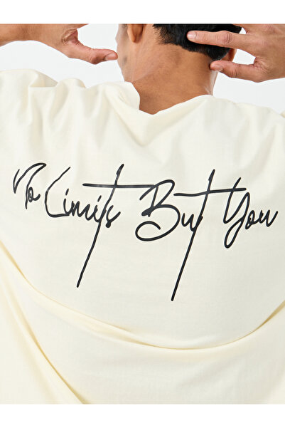 Styli Men Oversized Typographic Print T-Shirt