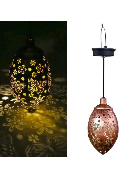 OEM Lampă solară decorativă impermeabilă IP44, maro