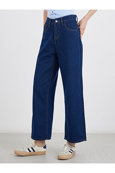 Take Two By Styli Women Solid Wide Leg Jeans