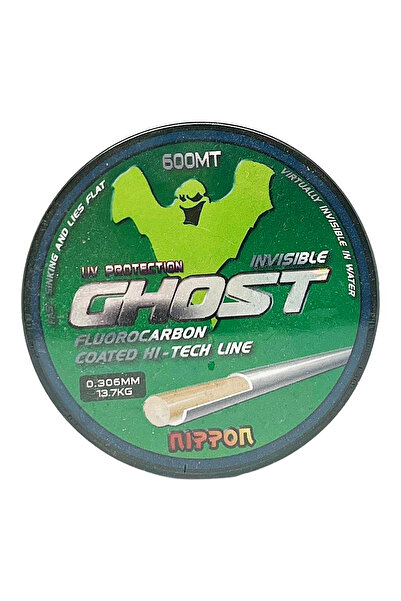 NIPPON خيط صيد غوست غوست 600 بسمك 0.30 مم مطلي بالفولاذ الكربوني