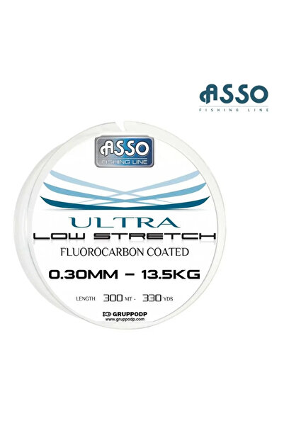 ASSO Ultra Low Stretch FC COATED Misina 300mt 0,30mm