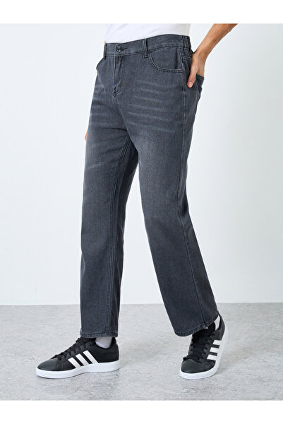 Styli Mid Rise Bootcut Faded Jeans