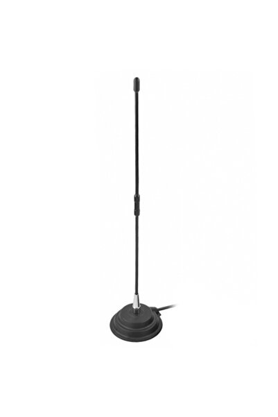 Quer Antenă mobilă magnetică CB 45cm 26-28MHz 50W cu cablu RG-58 de 4m